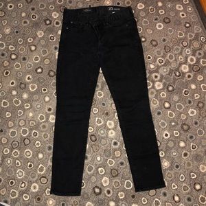 J crew toothpick black jeans
